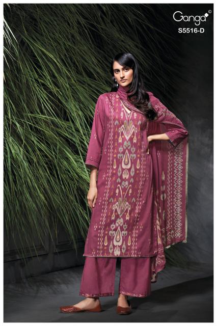 Ganga sherin 5516 online dress materials at wholesale price
